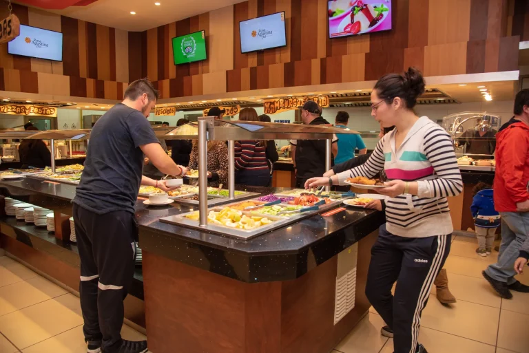 Buffet del All Inclusive en Rosa Agustina Club