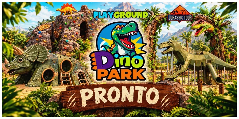 DinoPark Playground en Rosa Agustina Conference, imagen referencial
